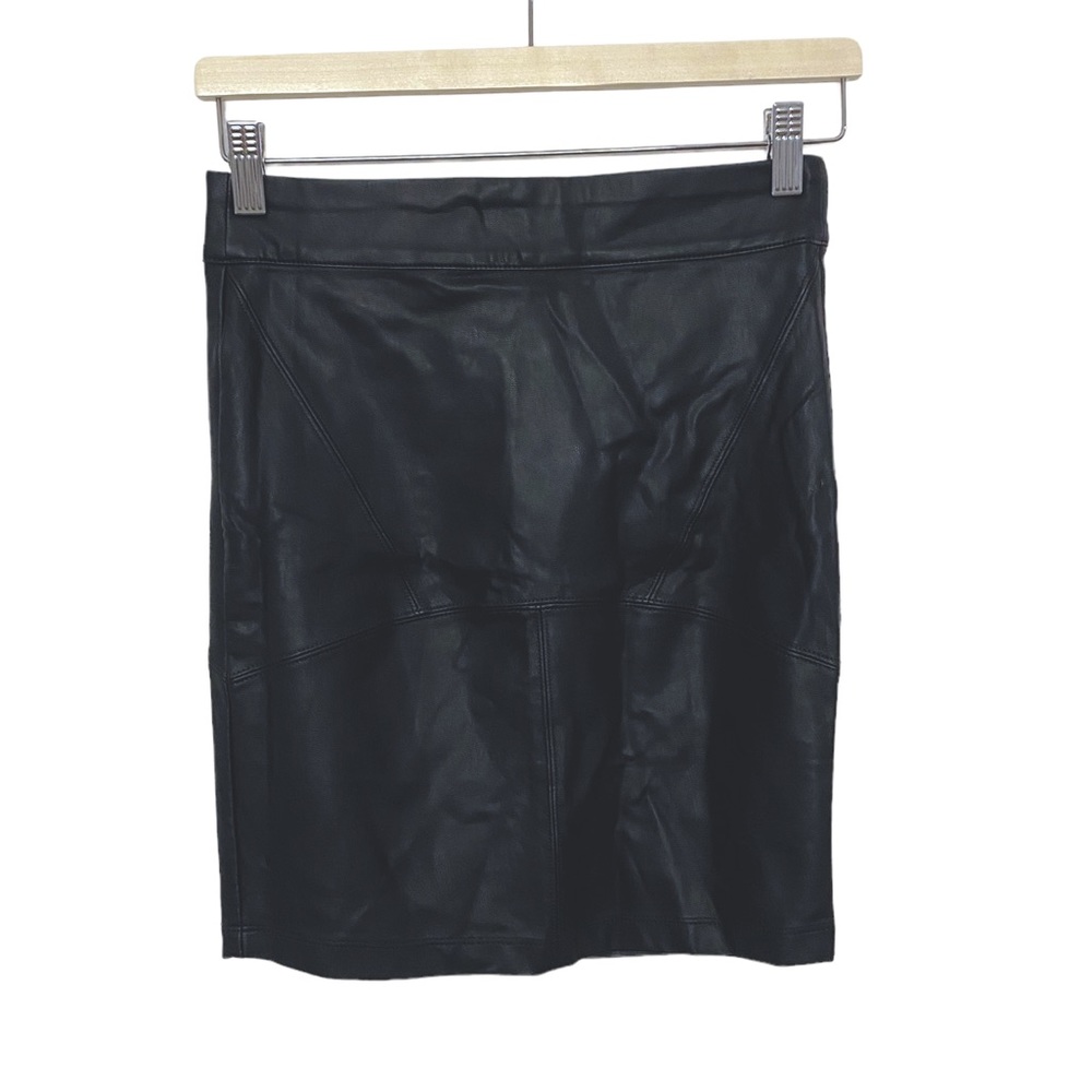 Vegan leather skirt